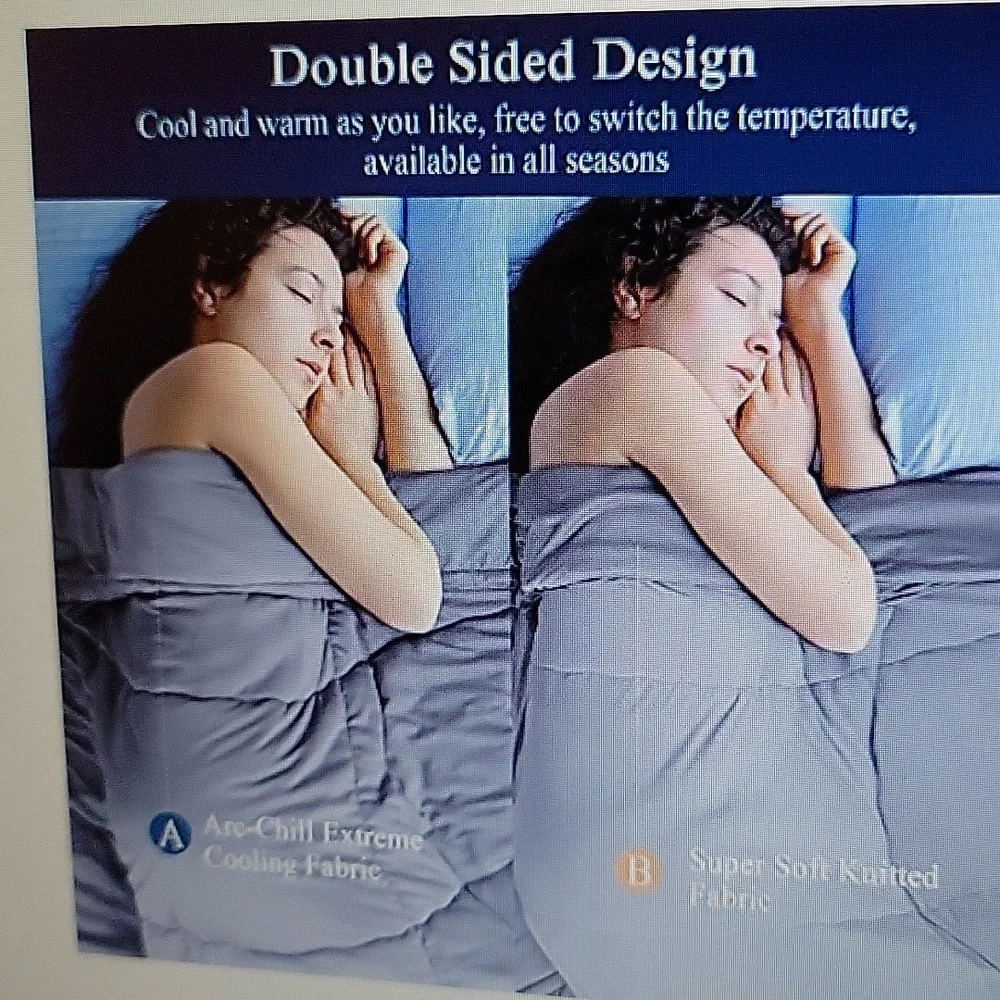 Elegear Dark Gray cooling comforter twin 59x79